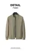 Chaqueta Casual de Negocios para Hombres de Mediana Edad y Mayores Otoño 2026, Abrigo para Hombre con Cuello Alto, Moderno, Casual, Top Sencillo