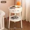 Mesa Auxiliar Creativa para Sofá Gabinete Lateral Estante de Almacenamiento Sala de Estar Mesa de Noche Simple Mesa de Esquina Balcón Mesa de Café Pequeña Dormitorio Mesita de Noche