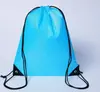 Mochila con cordón con logo impreso, Deportiva Impermeable Casual de Gran Capacidad Oxford con Cordón, Personalizable con Texto Impreso
