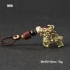 Nuevo Estilo Estrella y Luna Bodhi Latón Llavero Colgante Cobre Calabaza Metal Coche Puesto Callejero Pequeño Regalo Producto Cultural y Creativo