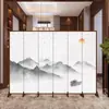 Biombo Plegable Móvil Moderno Sencillo Nuevo Estilo Chino Divisor de Espacios Oficina Sala de Estar Comedor Hotel Sala de Té Vestíbulo
