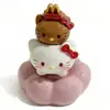Ornamento de Cerâmica Jingdezhen Hello Kitty Figura Giratória Presente para Meninas, Melhores Amigas e Amigos para Uso Doméstico
