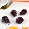 Fruta de simulación modelo de fruta falsa PVC alta imitación comida en miniatura para jugar fresas cerezas accesorios de llavero de fruta