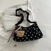 Bolsa de bolinhas 2026 nova outono e inverno camurça pelúcia moderna bolsa de ombro alta qualidade para trabalho ombro único retrô bolsa fosca