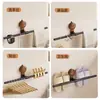 Estante para Toallas con Ventosa sin Taladro, Estante de Almacenamiento de Barra Única, Organizador de Pared para Lavabo y Grifo