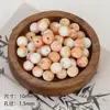 Cuentas de porcelana de dos tonos de 10 mm con patrón de dragón, cuentas redondas, cuentas sueltas, joyería hecha a mano para DIY, pulsera, collar, accesorios para enhebrar