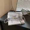 Bolso de Hombro de Cadena de Gama Alta de Nicho para Mujer 2025 Nuevo Transfronterizo Retro Versátil Moda Hombro Único Cruzado Pequeño Cuadrado