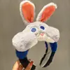 Faixa de Cabeça Celebridade da Internet Esquilo Ursinho Pooh para Mulheres, Desenho Animado Peculiar Urso Morango Adorável Acessório de Cabelo para Meninas