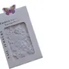 Manicura Transfronteriza Cinta Recortada Lazo Blanco Colorido Grande, Mediano y Pequeño Lazo de Resina Decoración de Uñas Portátil DIY