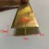 Tira de cobre tipo T de 15 mm para piso de madeira, piso sólido, inserção sólida, porta de madeira, parede de fundo, soleira decorativa de latão, tira de borda de pedra