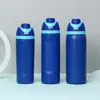 Copo Térmico de Aço Inoxidável 304 Transfronteiriço, Garrafa de Água Portátil Grande Capacidade para Exterior, Frasco com Espaço para Beber Diretamente