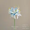 Flores Artificiais Azuis para Casamento Flores Falsas de Teto Decoração de Casamento Parede de Flores Arranjo de Flores de Chão para Casamento Materiais para Arranjo de Flores de Seda