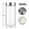 Fabricante Original Tarro de Almacenamiento de Vidrio de Borosilicato Alto, Sellado para Conservar la Frescura, a Prueba de Humedad, Tarro para Almacenar Cáscaras de Mandarina, Tarro Sellador para Alimentos y Frutos Secos