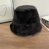 Chapéu de Pelúcia Mongol Estampado de Leopardo Retro Macio e Peludo para Mulheres Outono e Inverno Pele Sintética Acolchoado Quente Chapéu de Pescador Chapéu de Bacia