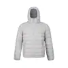 Chamarra Acolchada de Costilla Yishengyi para Invierno Profundo 90% Pluma de Ganso Blanco Básica para Viaje Cotidiano Nylon Cálida con Capucha para Hombres y Mujeres