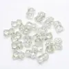 12 * 14MM oso tridimensional color mágico vidrio de cristal galvanizado cuentas accesorios para joyería DIY aretes collar pulsera accesorios