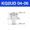 Conector Pneumático em Y de Cinco Vias Kq2Ud04-06 Conector de Tubo de Ar de Liberação Rápida com Diâmetro Variável Prg08-10 Um para Quatro Vias 12