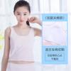 Período de desarrollo de la ropa interior para estudiantes de primaria de una etapa para niñas Anti-golpes 9-13 años camiseta sujetador con almohadilla fija para niñas niños medianos y grandes