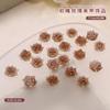 Nueva Simulación Ins Rosa Joyería de Uñas Explosiva Camelia Tallada Suave Diamante Haina Celebridad de Internet Usar Accesorios de Armadura
