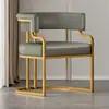 Silla de comedor de lujo, sillón de sofá de alta gama, mesa y sillas para recepción y reuniones, silla moderna para salón de manicura, silla para tocador de casa, silla de maquillaje