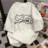 2026 Nova Camiseta de Verão Estilo Divertido Estampada de Manga Curta, Estilo Casual Preguiçoso Tamanho Grande Estilo Casal Roupa de Trabalho Top