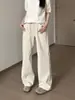 Otoño 2026 Nuevo Estilo Old Money Pantalones Casuales de Pierna Ancha para Hombre Perezosos Diarios Caída Transpirables Versátiles de Pierna Recta Largos