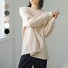 Sudadera de Felpa Estilo Japonés Invierno 2026 para Mujer, de Longitud Media, Engrosada, Oversize, Pulóver de Cuello Redondo