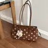 Bolso de lunares elegante transfronterizo de comercio exterior para mujer, nuevo, de alto valor, nicho, para ir al trabajo, bandolera, bolso de hombro versátil y moderno