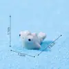 Micro-Paisagismo Baleia Azul Fofa Orca Animais Marinhos Partículas Fofas Aquário Paisagismo Enfeites DIY Acessórios de Pendurar Pequenos Enfeites