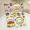 Pegatinas Lindas de Gatito y Cachorro para Cuaderno con Adhesivo Posterior, Adorables Pegatinas Pequeñas de Animales DIY para Botellas de Agua y Fundas de Teléfono, Versión Q