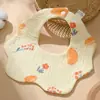 Babeiro de crepom atacado macio absorvente toalha de baba de bebê seis camadas de renda verão um babador de gaze