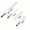 Cepillo de Maquillaje Listo para Usar del Fabricante Tapa de Plástico Transparente Pincel para Labios Mini Portátil a Prueba de Polvo Paquete Único Herramienta de Maquillaje