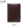 Nuevo Retro Transfronterizo Porta Pasaporte Antirrobo RFID para Hombre y Mujer Billetera Portátil para Pasaporte Porta Tarjetas Antimagnético Bolsa para Identificación