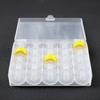 Bobina de plástico com trava de núcleo transparente, manual de enrolamento de cabo faça você mesmo, bobina pequena especial, tomada de fábrica