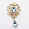 Colgante Acrílico Forma de Gota de Agua 32*60mm Accesorios para Joyería Base Plana Broches Accesorios Ropa DIY Accesorios para Tocados Venta al por Mayor