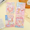 Caderno pet fofo jardim musical alto valor de cor linha de carro caderno a5 caderno bloco de notas lição de casa conta manual linha horizontal este atacado