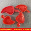 Molde de Plástico para Pastel de Durazno Rojo de Shantou, de Moda, para Pastel de Durazno Grande, Mediano y Pequeño, Molde para Pastel de Carcasa de Ratón, Pastelería de Fruta de Durazno, Molde Especial de Plástico para Fruta para Pastel de Durazno y Pastel Redondo