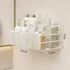 Estante de Baño Estante de Pared para Baño Inodoro Colgante de Pared Lavamanos Colgante de Pared Estante de Almacenamiento para Dormitorio Sin Taladrar