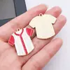 Accesorios de Aleación Esmaltada para Manualidades Colgante Ropa Deportiva Zapatos Bate de Béisbol Llavero Hecho a Mano Pendientes Colgante de Joyería