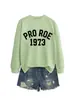 Pro Roe 1973 Amazon Wish Sitio Web Independiente Informal Cómodo Holgado Talla Grande Sencillo Otoño e Invierno Sudadera Exportación