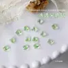 Rinestones para Uñas Ice-Clear Tendencia Verano Coloridos Rinestones de Base Puntiaguda Rinestones Transparentes Irregulares Rinestones Rectangulares de Corazón Ovalados para Uñas