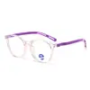Nuevas Gafas Redondas de Color Gelatina Retro para Niños con Montura Redonda, Sencillas, Combinan con Todo, Decorativas Planas Sin Graduación