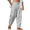 Sitio Independiente Europeo y Americano Transfronterizo Comercio Exterior Pantalones Casuales Cortos para Hombre Talla Grande Transpirables de Secado Rápido Pierna Ancha Estilo Americano Sueltos Pantalones Harem