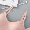 Ropa interior strapless para detener el movimiento, recoger el pecho, para chica estudiante de pecho pequeño, sin aros de acero, sujetador fino, chaleco deportivo