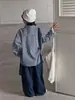 Pantalones de Peto de Mezclilla Estilo Coreano de Primavera para Niños y Niñas, Jeans Casuales Versátiles para Niños Pequeños, Pantalones Largos de Color Sólido para Bebés