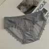 Ropa Interior de Encaje para Niñas Puro Deseo Sexy Estilo Nuevo Estilo Japonés Seda de Hielo Sin Costuras Chica Joven Cintura Baja Triángulo Malla Pantalones Cortos