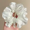 Goma para el pelo fruncida de estilo casual para mujer, banda elástica de alta gama para el cabello, nuevo accesorio para el cabello estilo coreano 2026 para peinados de moño