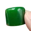 Llave de jade al por mayor Llave de jaspe de Taiwán Roca de cuarzo verde Anillo de llave de jade llave de jade grande