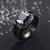 Europeu e Americano Mais Vendido Amazon Anel de Joia para Mão Anel com Zircônia Safira Microincrustada para Mulheres Ornamentos de Material de Liga