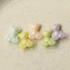 Ins Corea mismo estilo textura de arena movediza color sólido brillo oso diy resina aretes accesorios para el cabello material para carcasa de teléfono móvil al por mayor